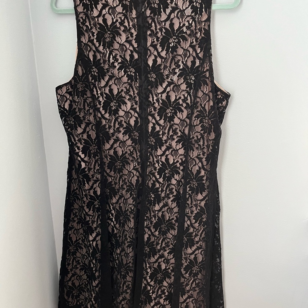 Liz Claiborne‎ dress black color lace size 16 - Picture 2 of 8